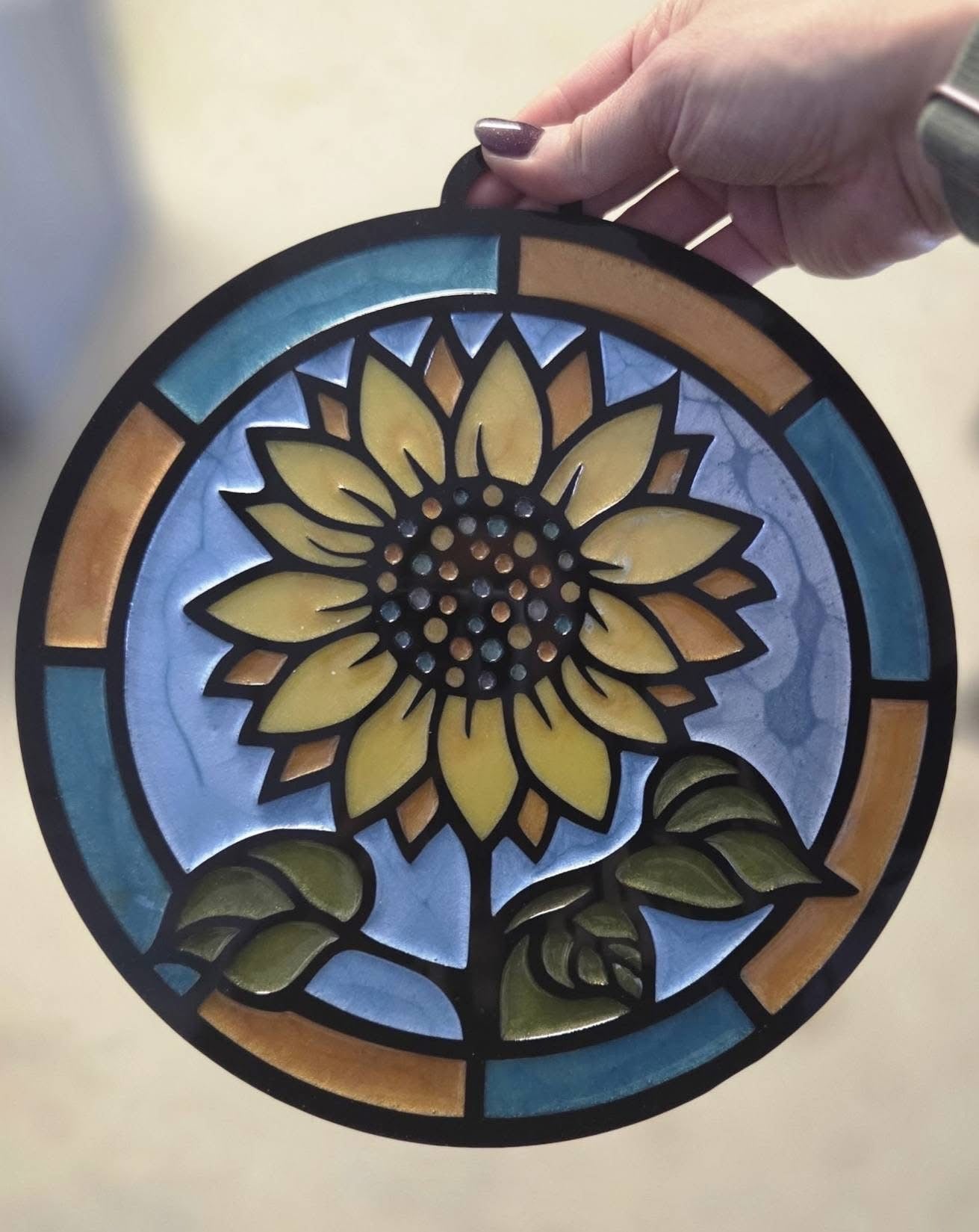 09/30/26 6:00pm Fall & Classic Faux Stained Glass Suncatchers @ Ronkonkoma