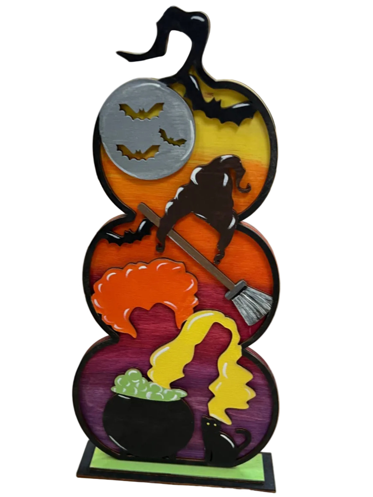 Hocus Pocus Layered Pumpkin Stack