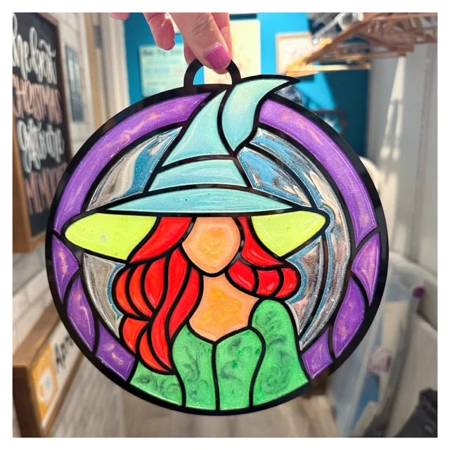 10/21/26 6:00pm Fall & Classic Faux Stained Glass Suncatchers @ Ronkonkoma