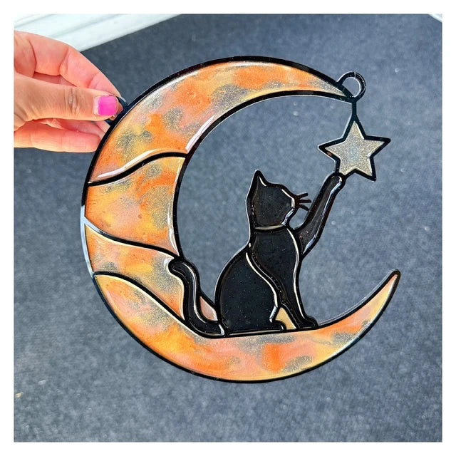 10/21/26 6:00pm Fall & Classic Faux Stained Glass Suncatchers @ Ronkonkoma