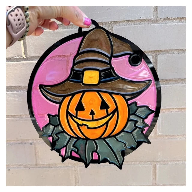 10/21/26 6:00pm Fall & Classic Faux Stained Glass Suncatchers @ Ronkonkoma