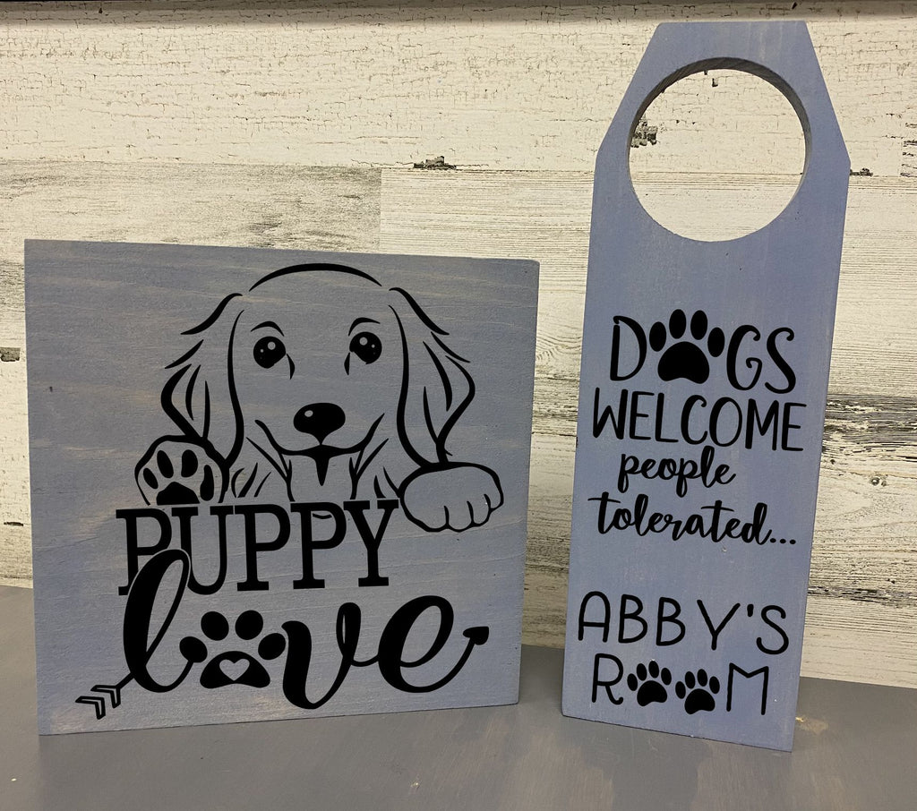 Kids Project: Door Tag & Sign Set
