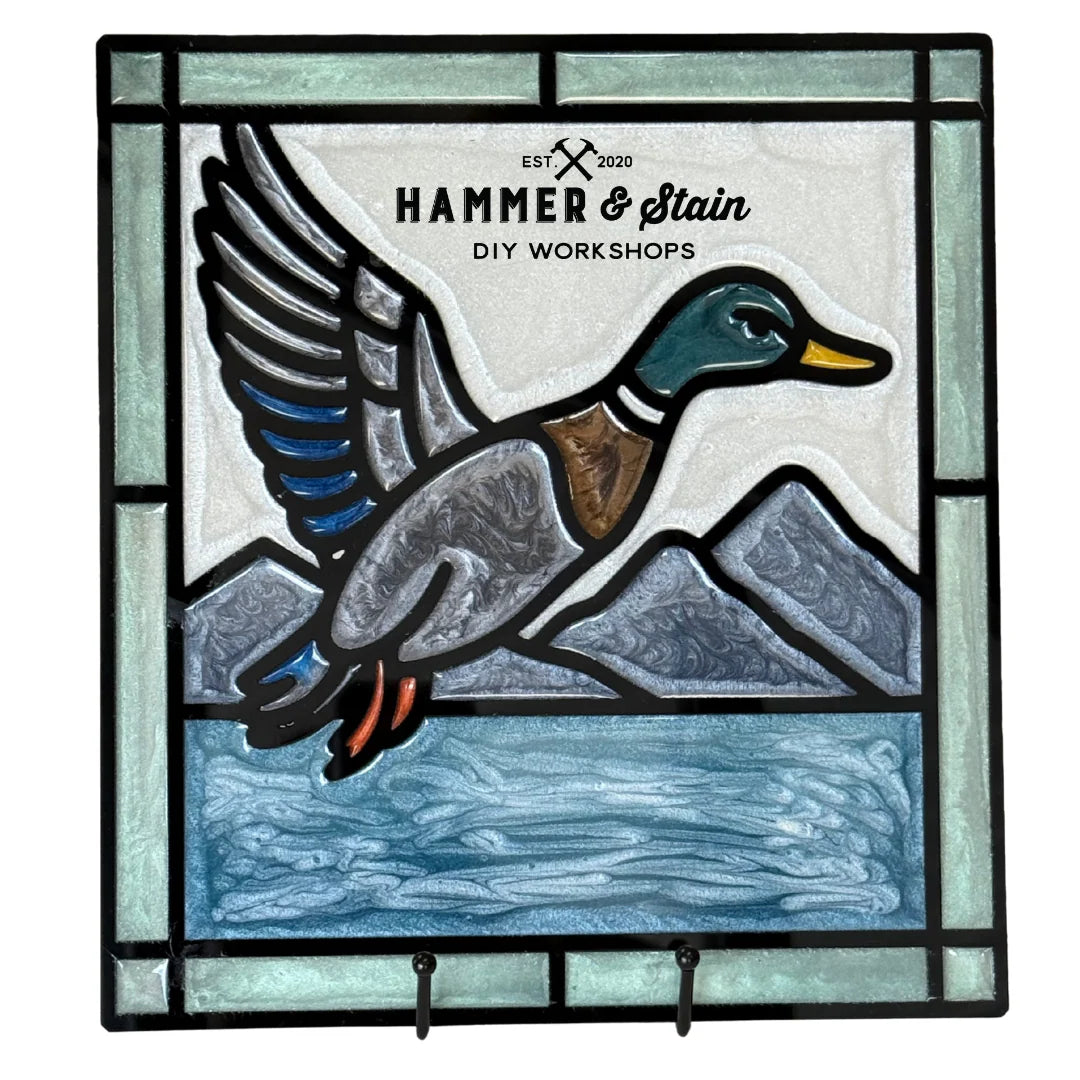 08/22/25 6:00pm Fall & Classic Faux Stained Glass Workshop