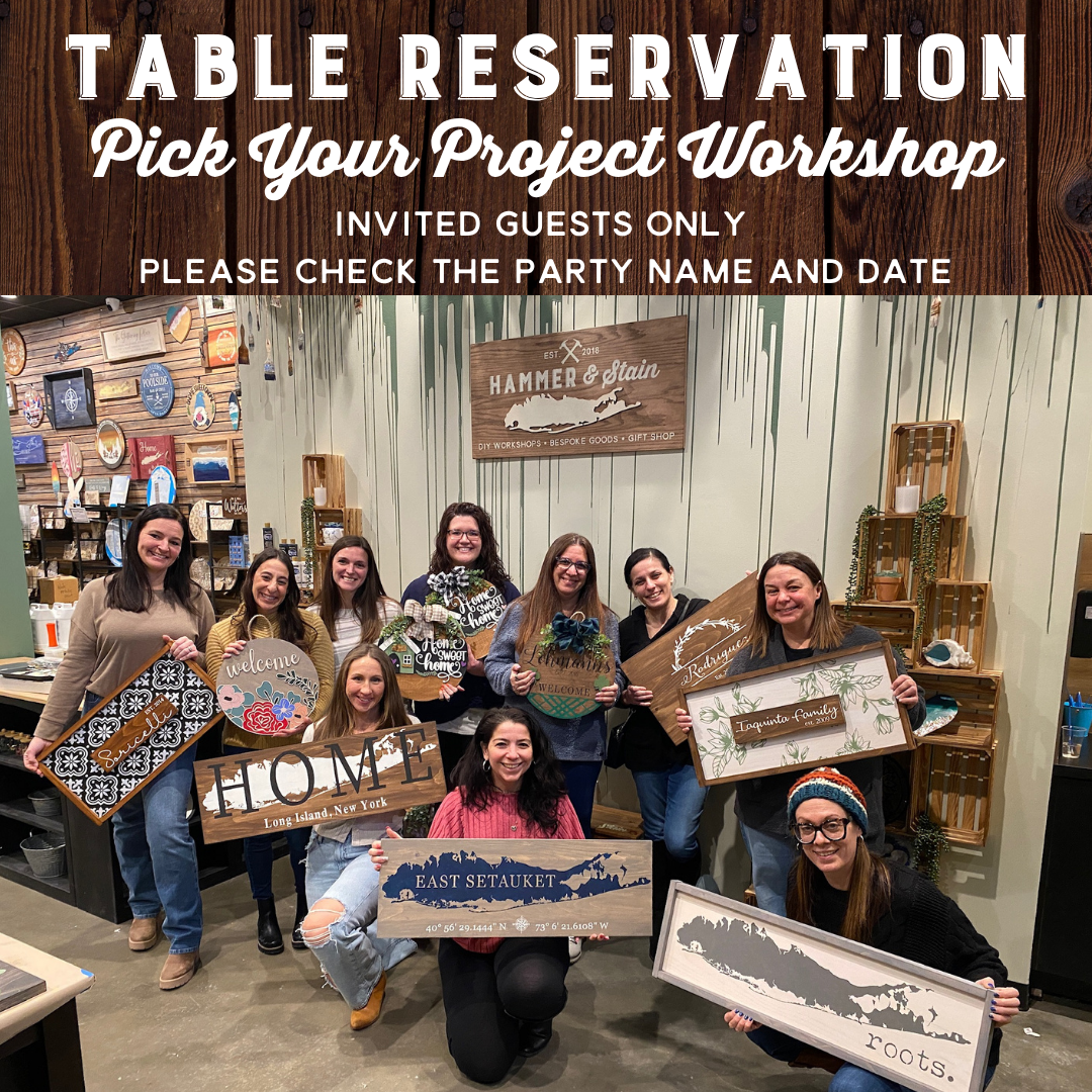 10/12/26 1:00pm Tammy's Table Reservation @ Ronkonkoma