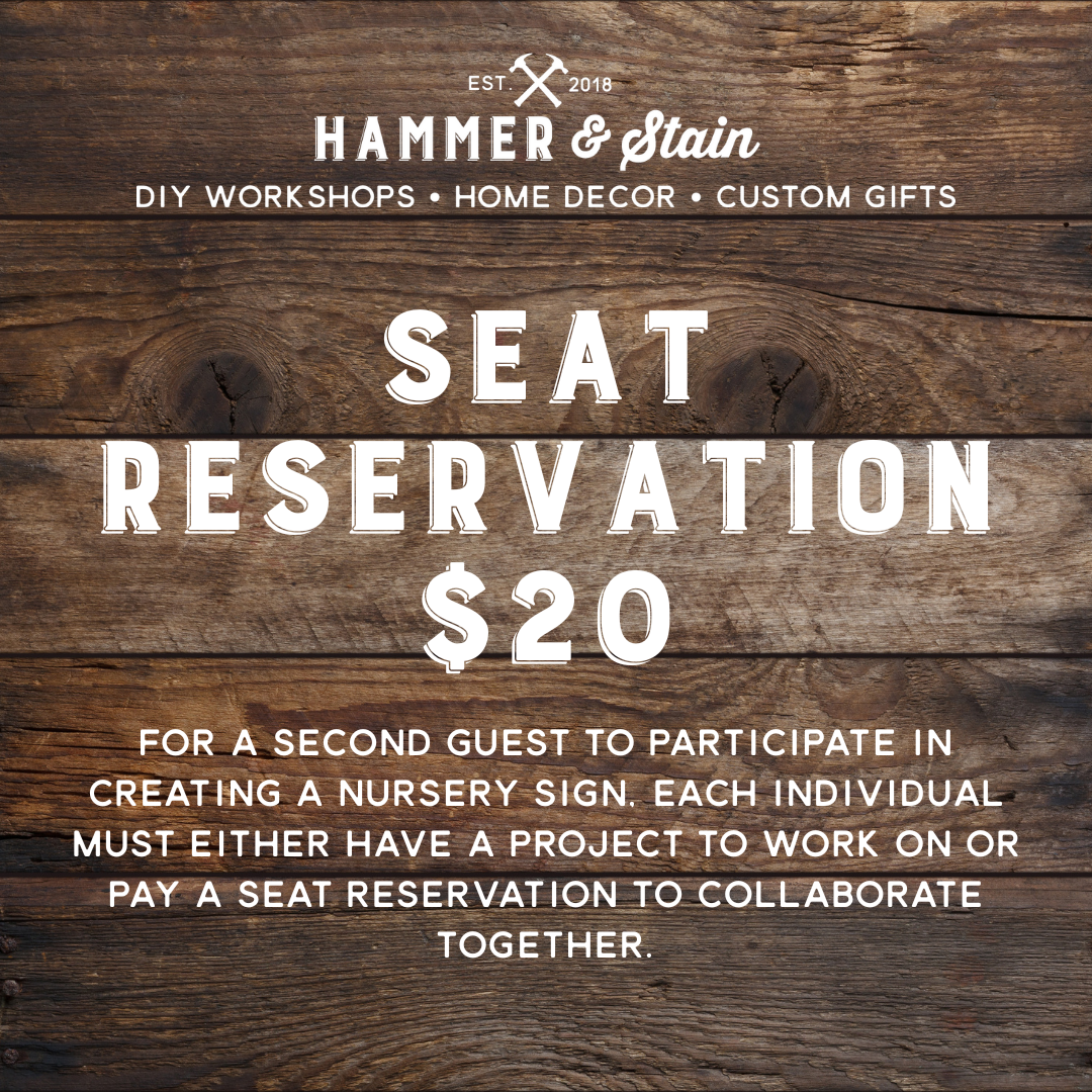 01/30/26 @ 6:00pm Nursery Signs and 3D Name Signs @ Ronkonkoma