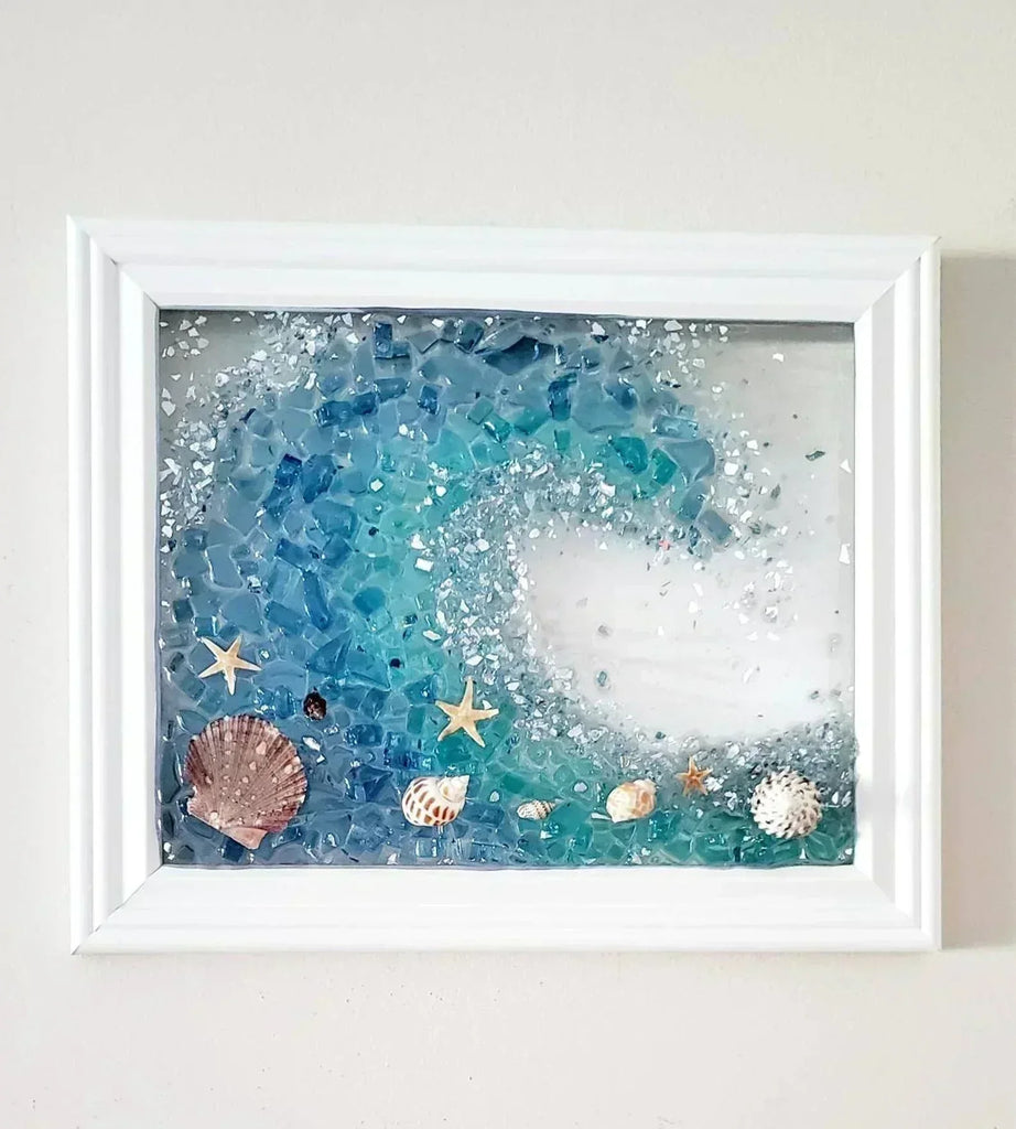 03/27/25 6:00pm Seascapes & Crushed Glass Resin Workshop