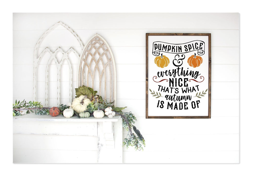 Welcome Fall & Halloween: Framed Signs