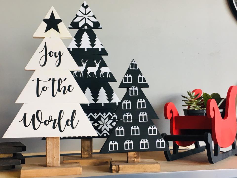 Tabletop Tree Trio (more designs available)