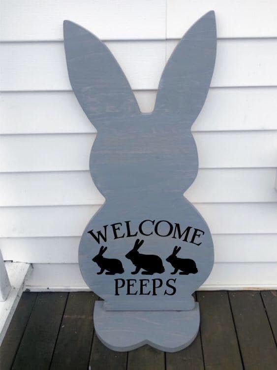 Easter Porch Bunny (multiple designs available)