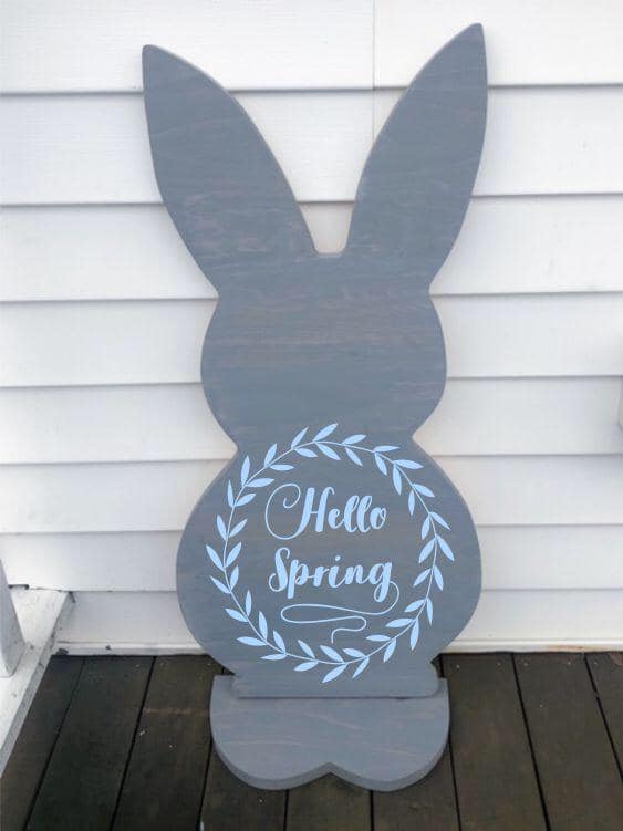 Easter Porch Bunny (multiple designs available)