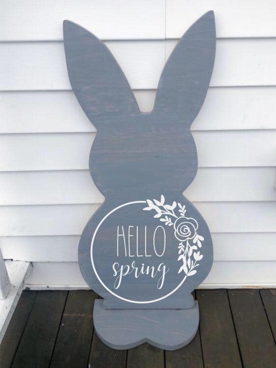 Easter Porch Bunny (multiple designs available)
