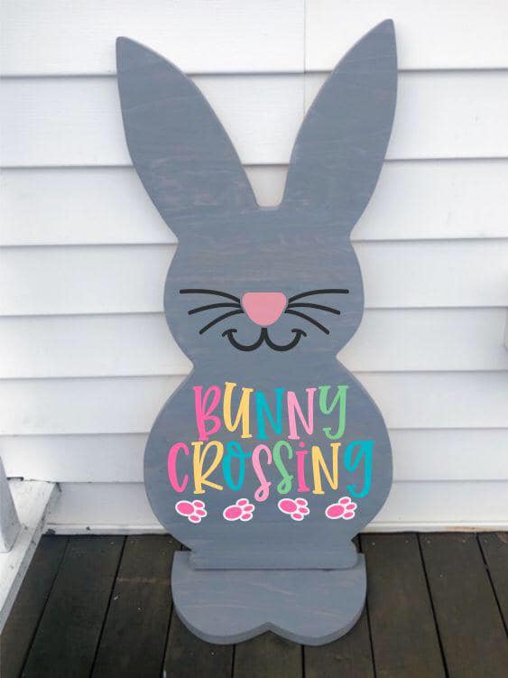 Easter Porch Bunny (multiple designs available)