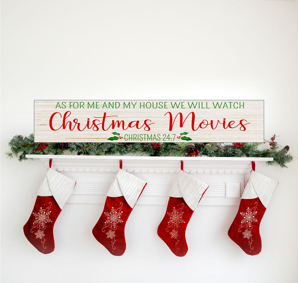 As For Me and My House Christmas Movies Plank