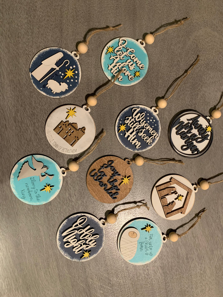 3D Ornaments Holy (Set of 10)