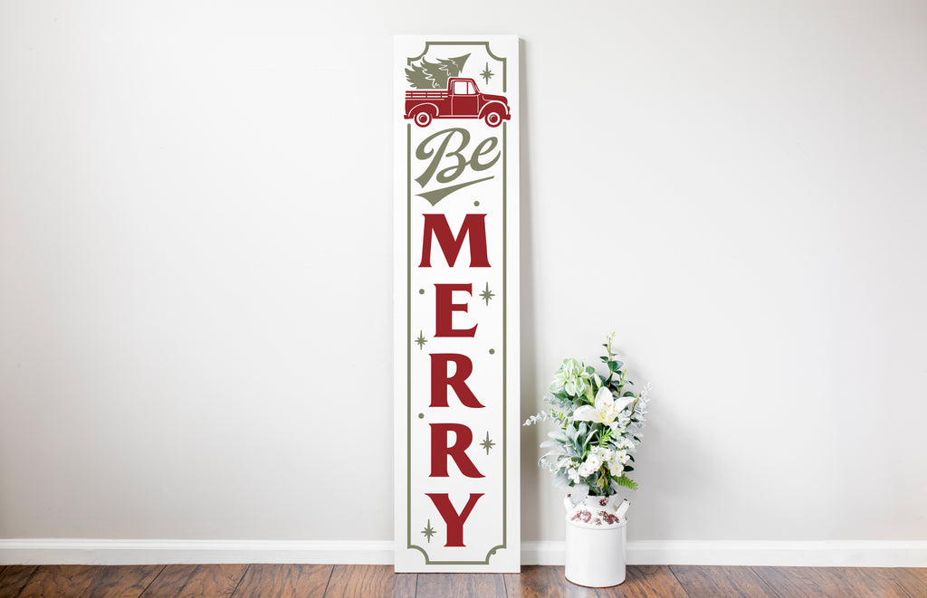 Be Merry Porch Plank