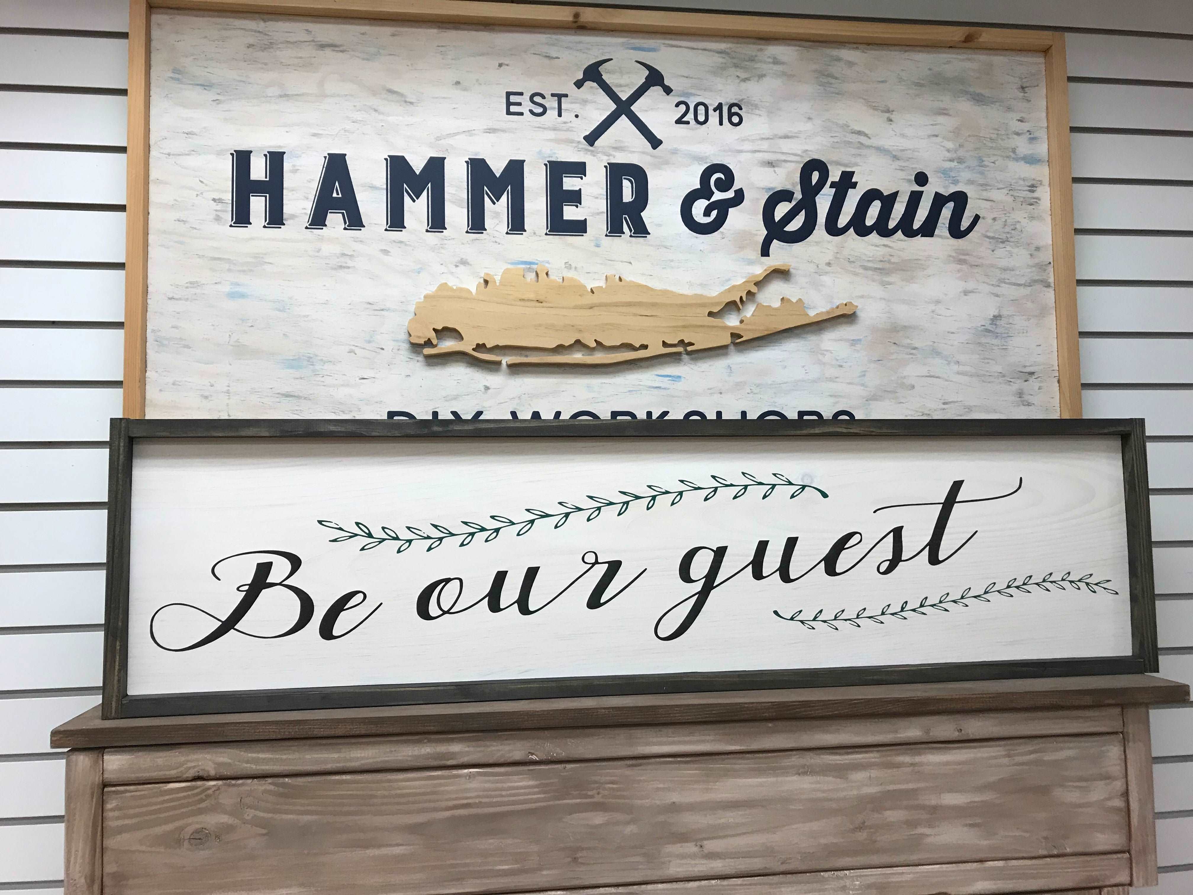 Be Our Guest Framed Sign