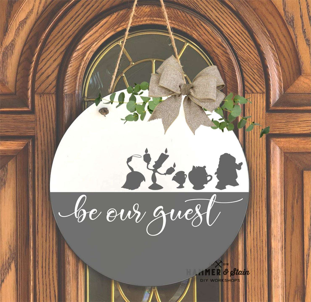 Be Our Guest Doorhanger