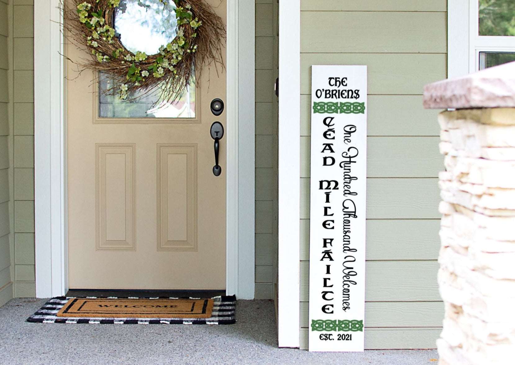 Cead Mile Failte Slim Porch Plank