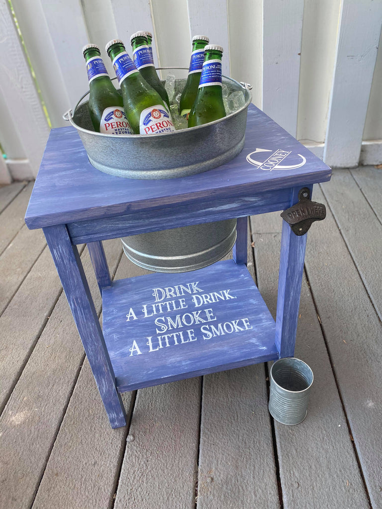 Drink A Little Drink Beverage Bucket Table