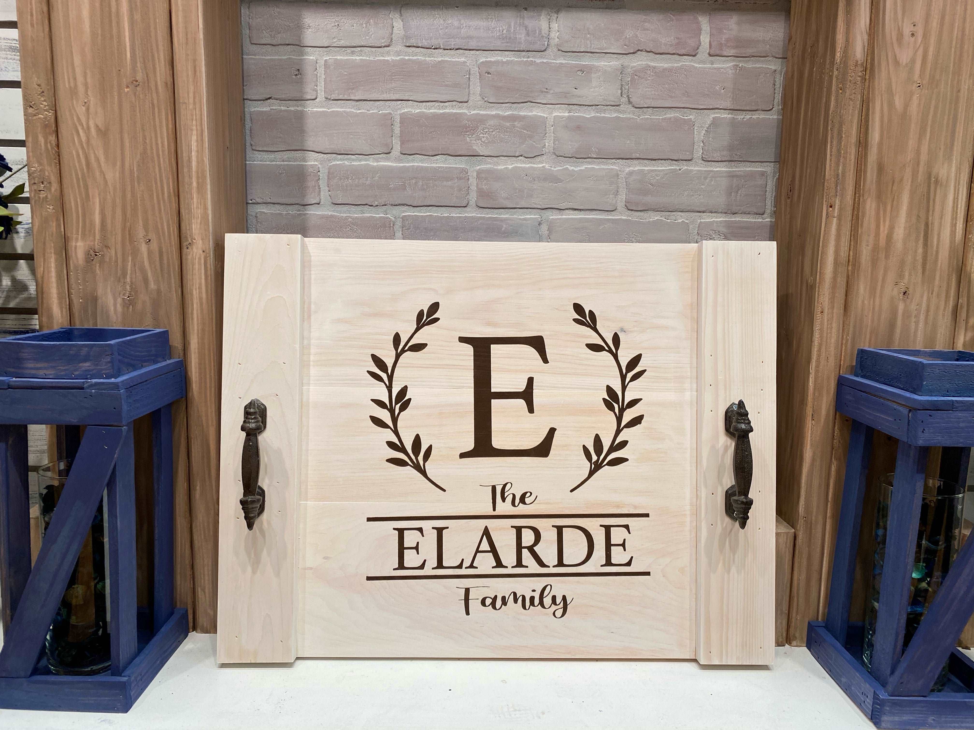 Family Name Laurels Farmhouse Noodleboard