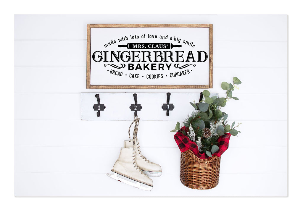 Gingerbread Bakery Framed Sign