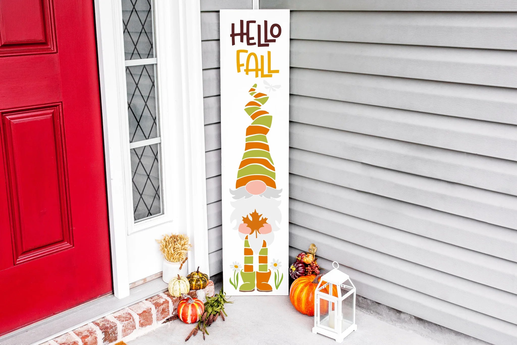 Welcome Fall & Halloween: Porch Planks & Planter Candy Boxes