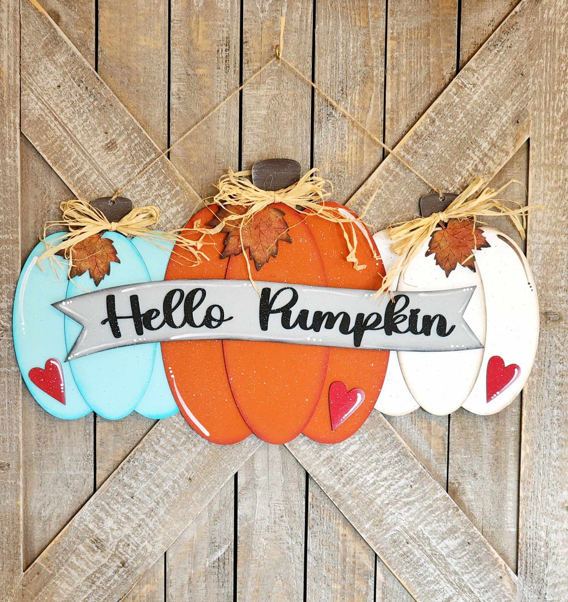 Welcome Fall & Halloween: Doorhangers