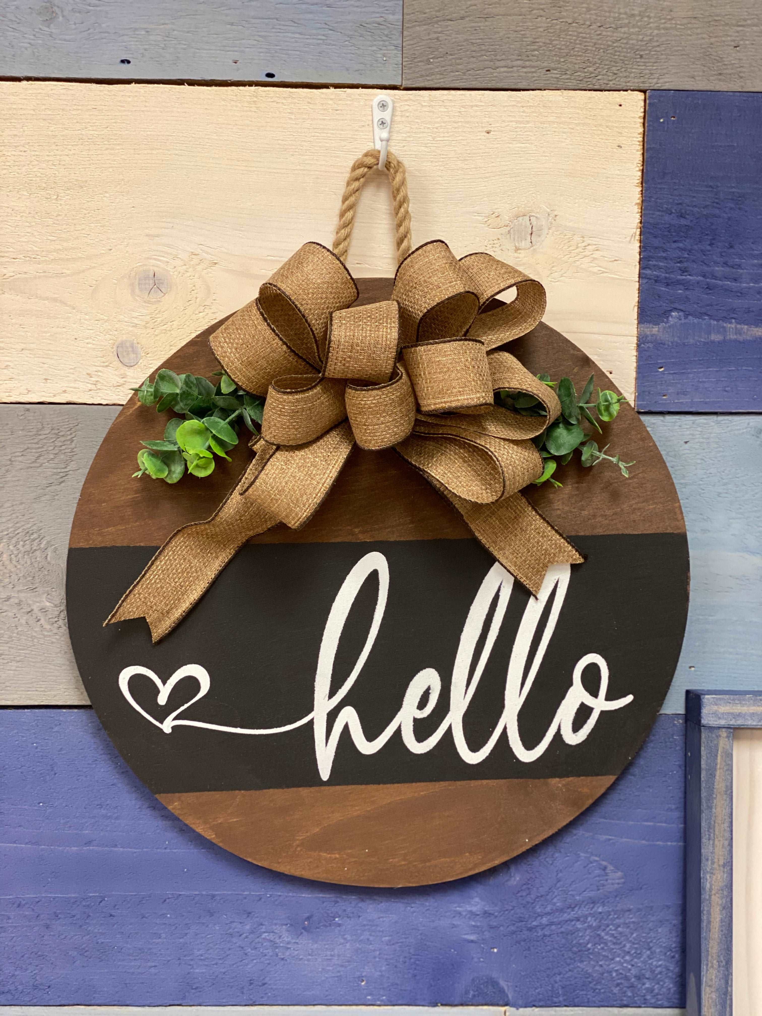 Hello Heart Doorhanger