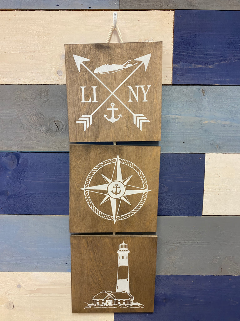 Long Island Hanging Sign Trio