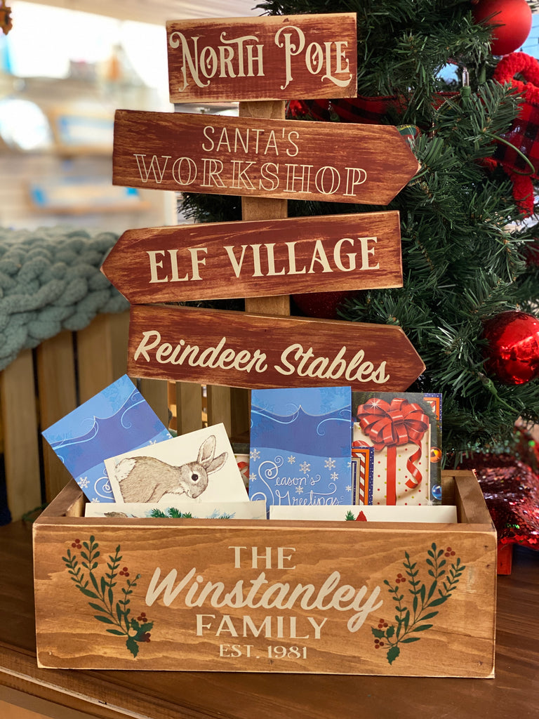 Directional Merry Mail Box