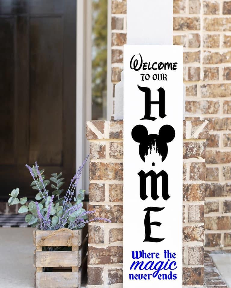 Welcome To Our Home Magic Porch Plank