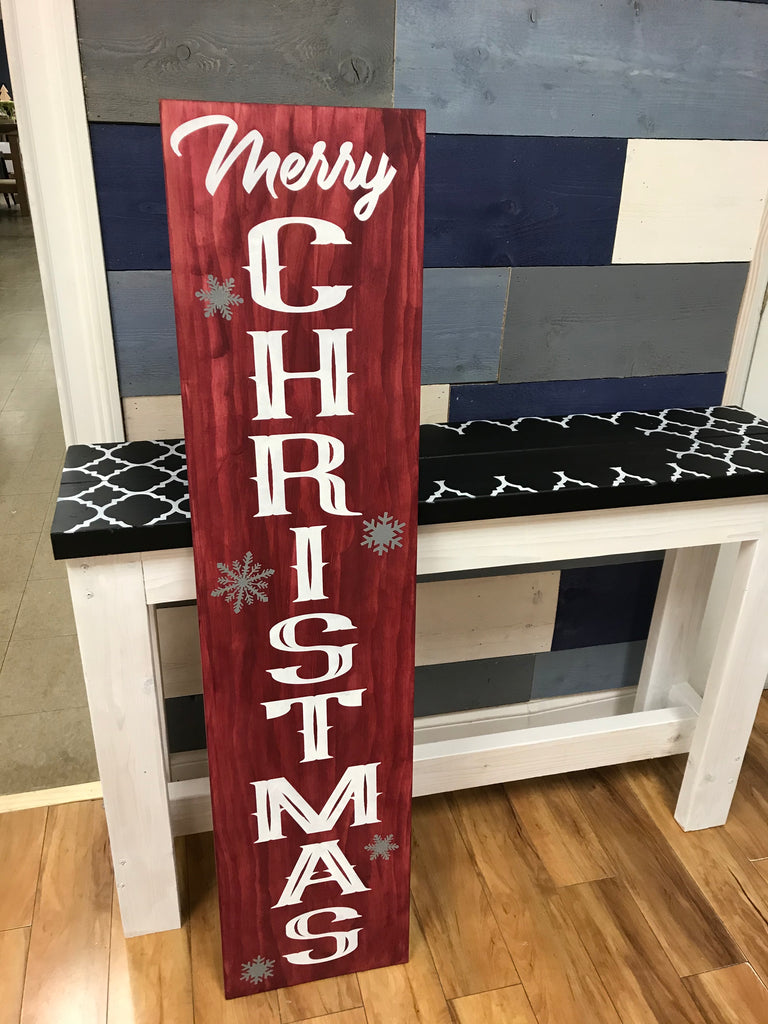 Merry Christmas Porch Plank