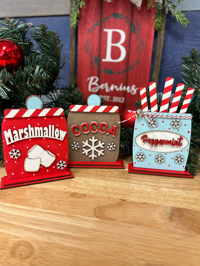 Cocoa Jar 3D Trio
