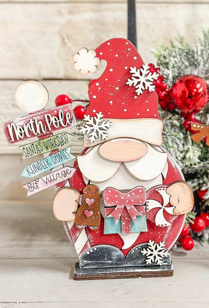 Directional Santa 3D Gnome