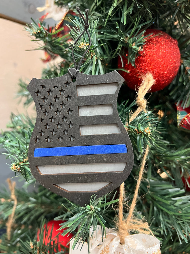 Police Badge Ornaments