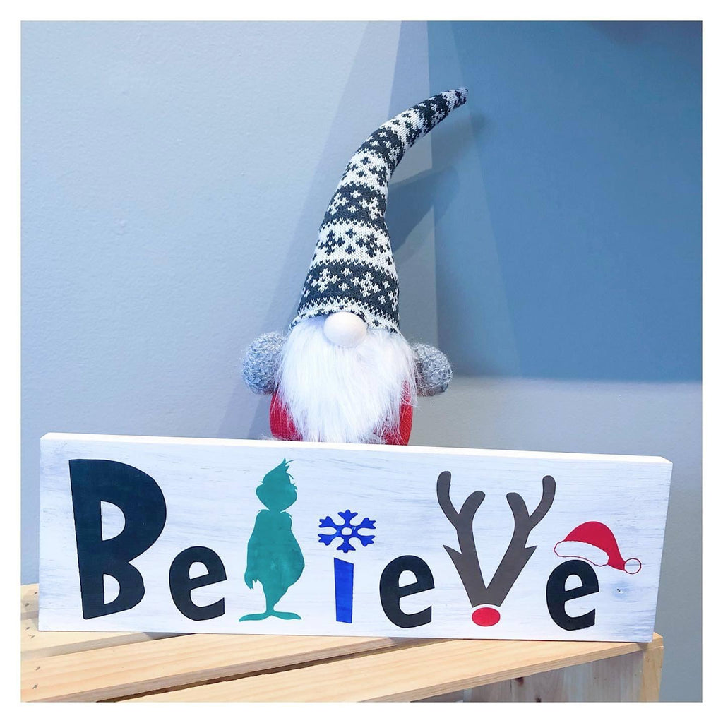 Believe Grinch Plank