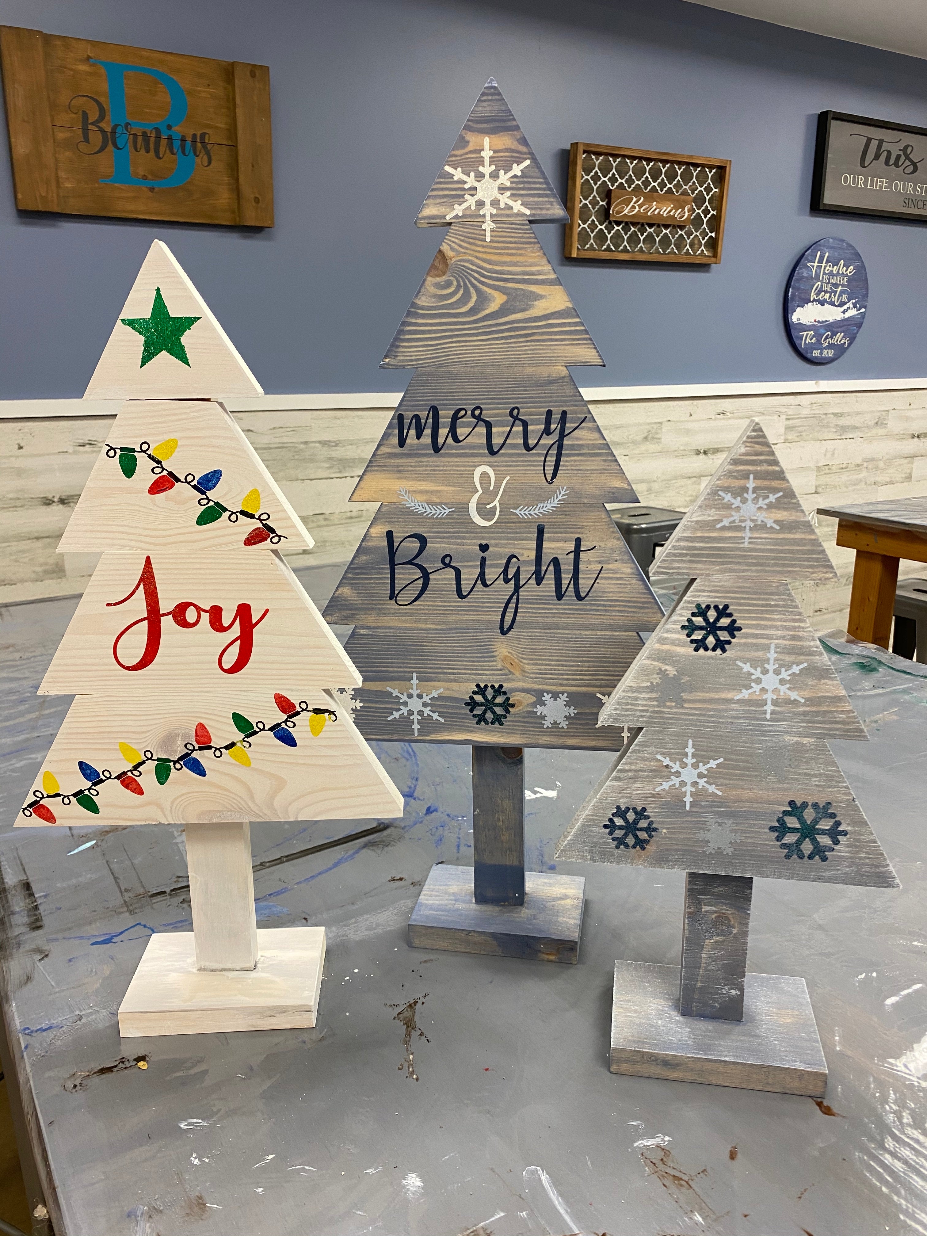 Tabletop Tree Trio (more designs available)