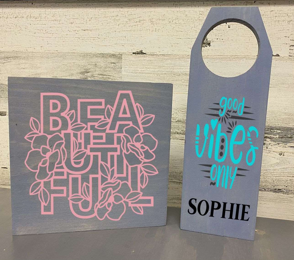 Kids Project: Door Tag & Sign Set