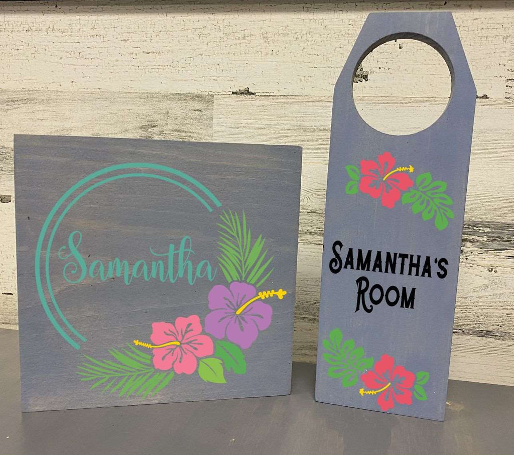 Kids Project: Door Tag & Sign Set
