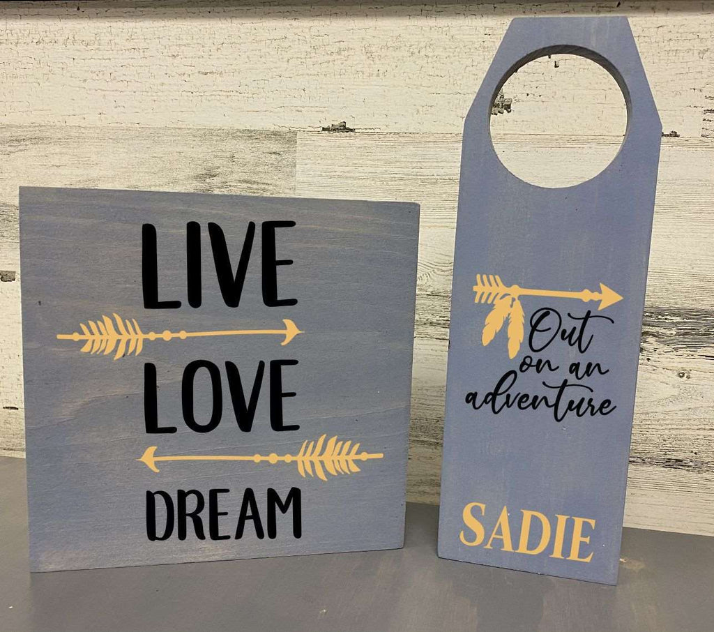 Kids Project: Door Tag & Sign Set