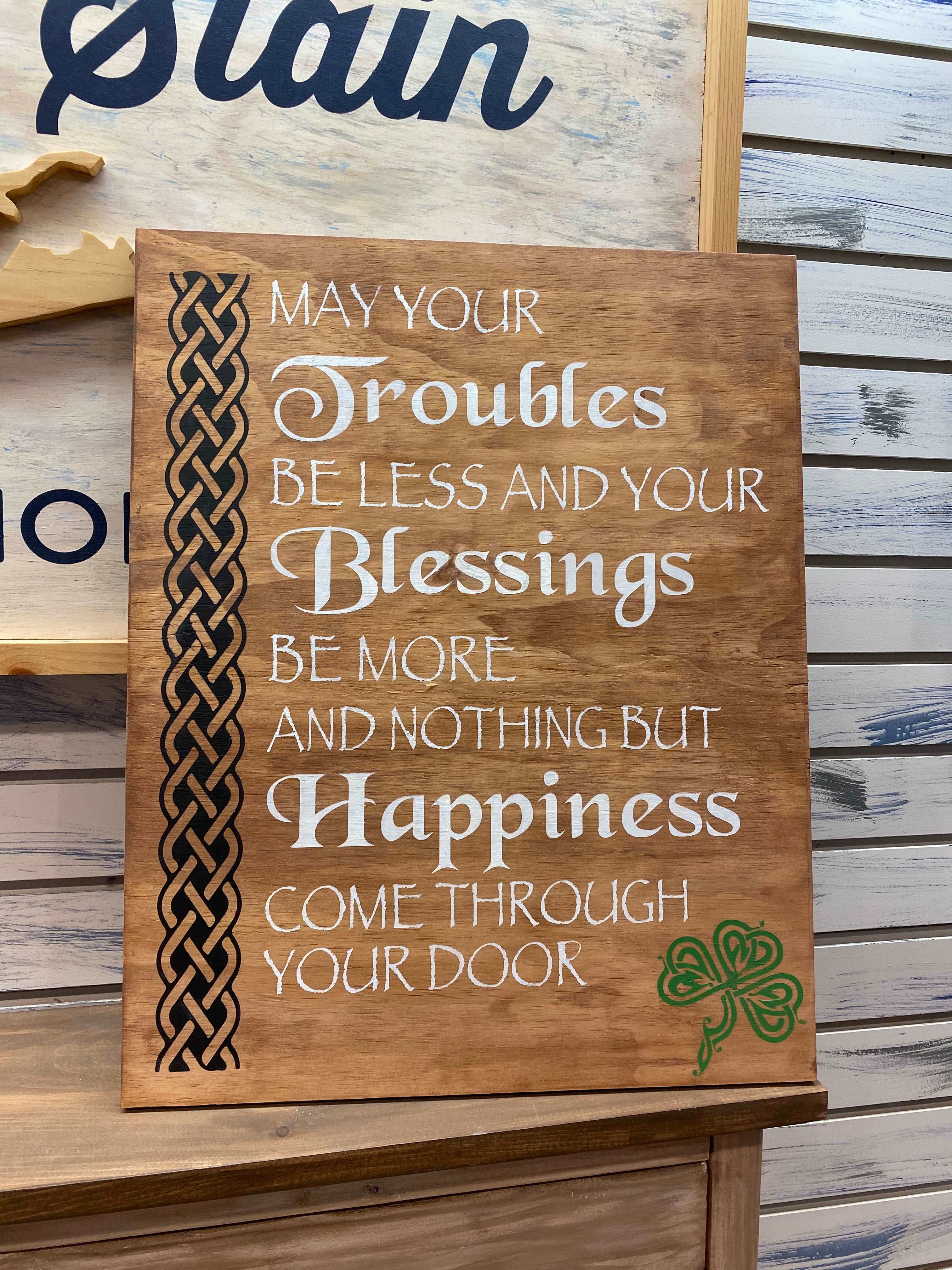 May Your Troubles Be Less Plank