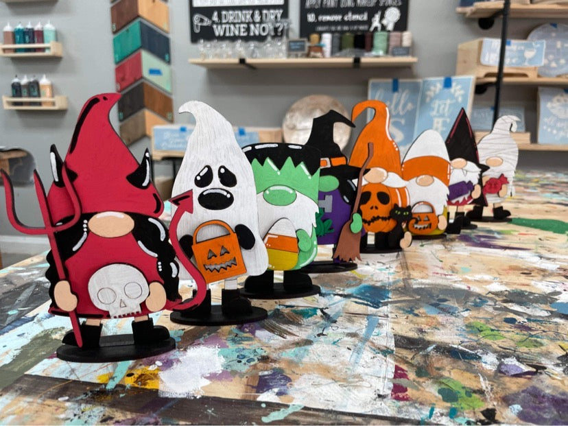 Halloweenie Gnomes Sets (design options available)