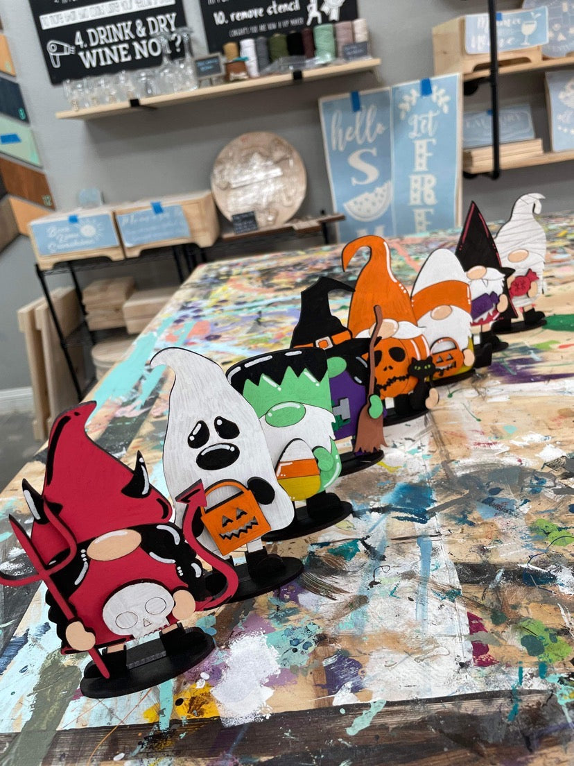 Halloweenie Gnomes Sets (design options available)