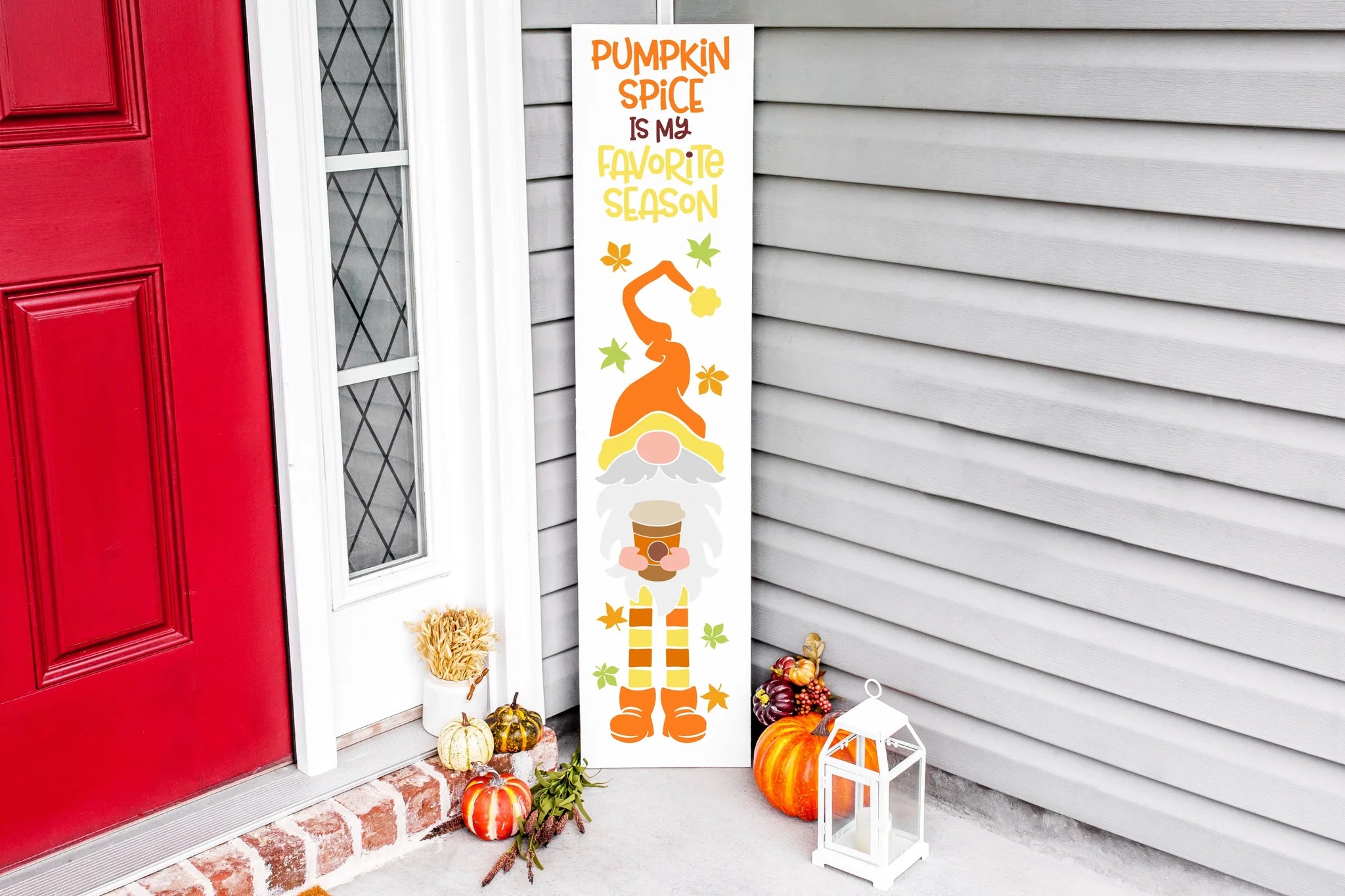 Welcome Fall & Halloween: Porch Planks & Planter Candy Boxes