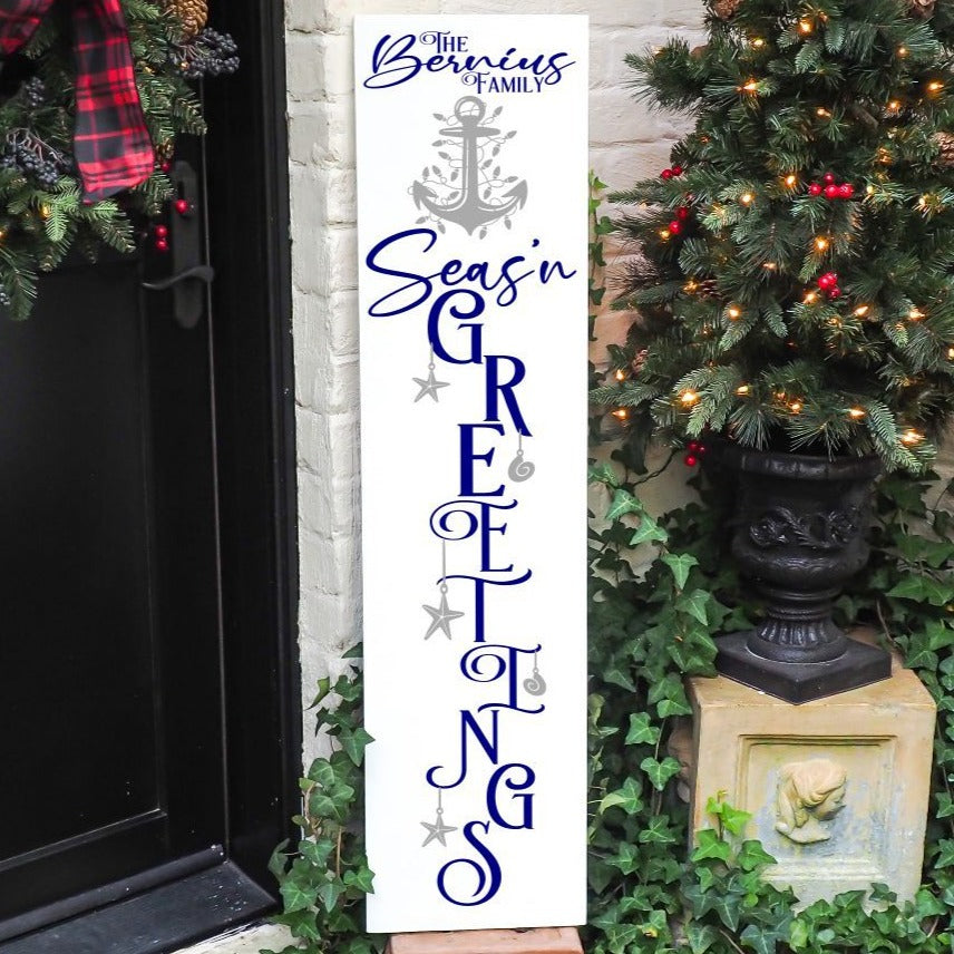Seas'n Greetings Porch Plank