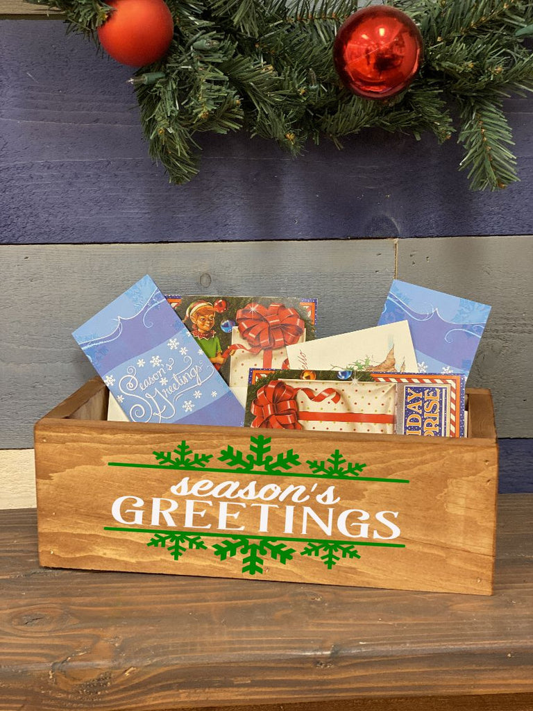 Seasons Greetings Merry Mail Box