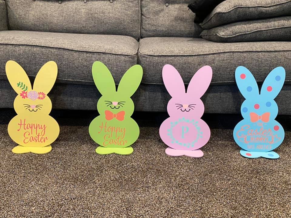 Tabletop Easter Bunny (multiple designs available)