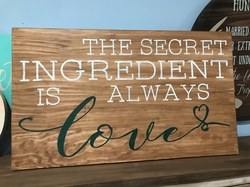 The Secret Ingredient Is Always Love