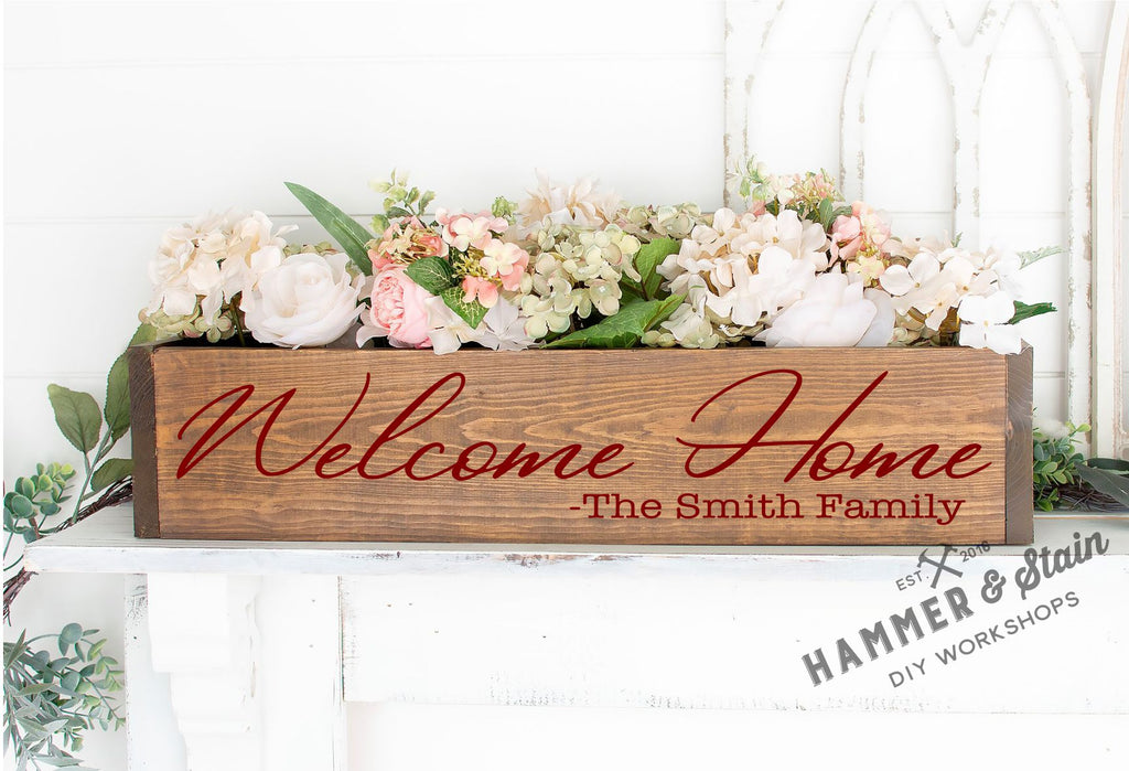 Welcome Home Centerpiece Box