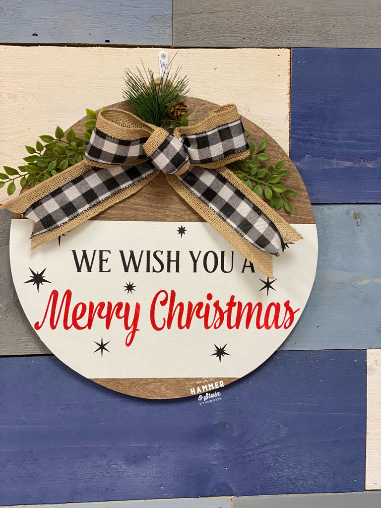 We Wish You A Merry Doorhanger